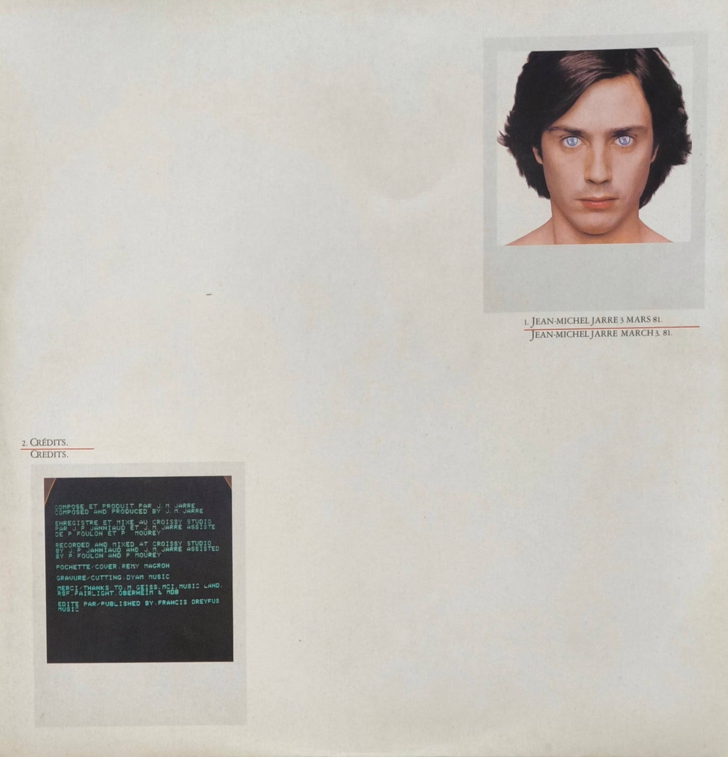 JEAN MICHEL JARRE - Les Chants Magnétiques = Magnetic Fields