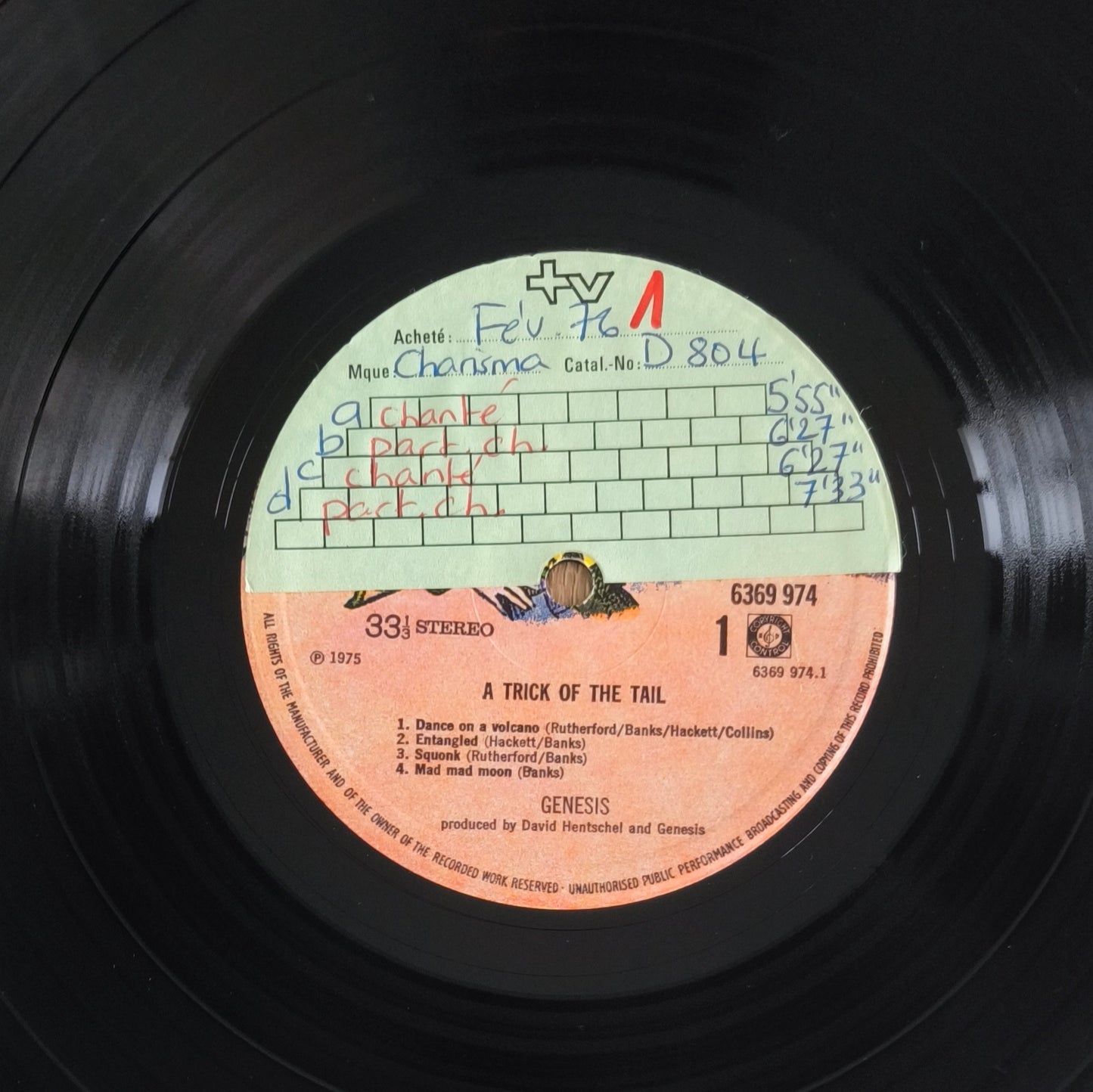 GENESIS - A Trick Of The Tail