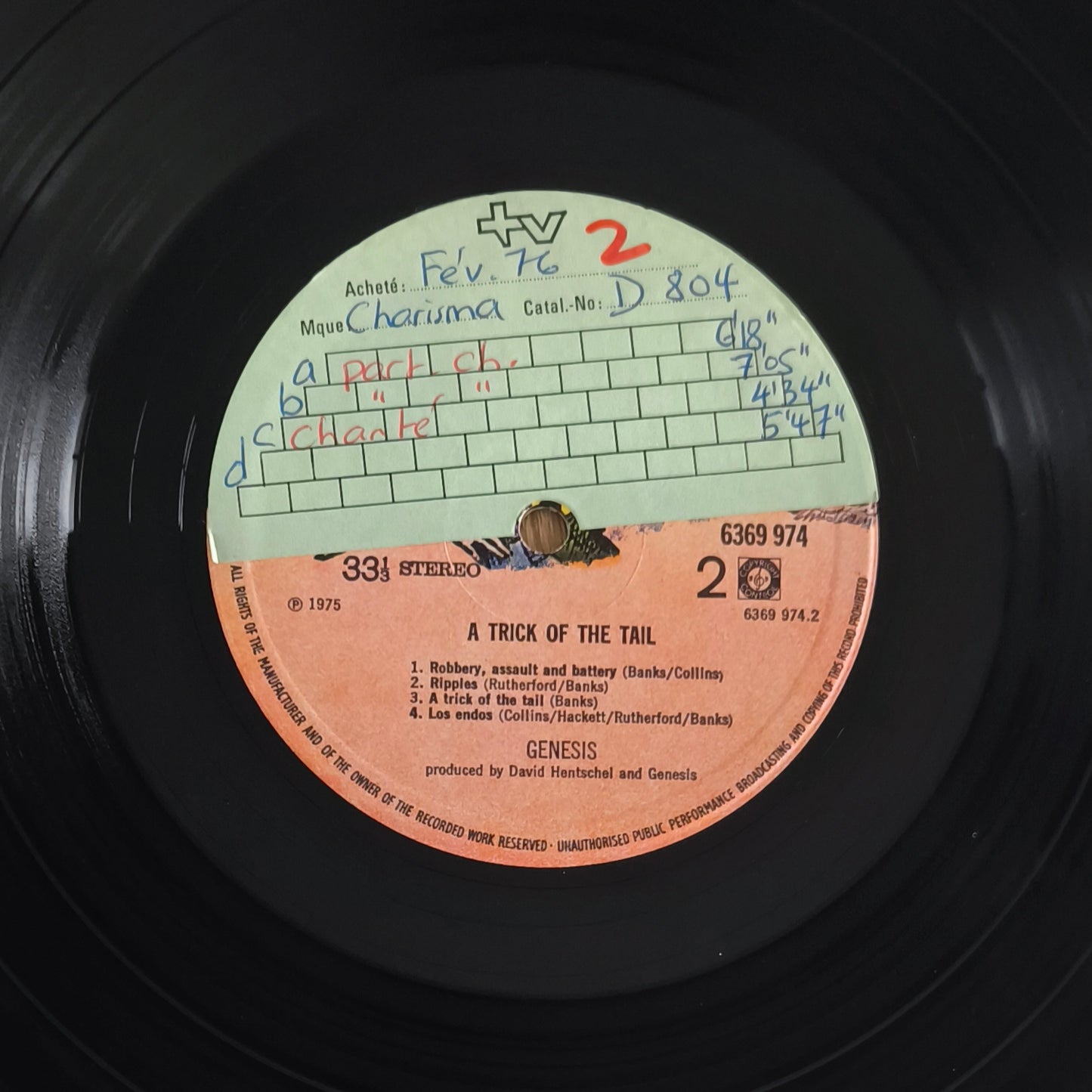 GENESIS - A Trick Of The Tail