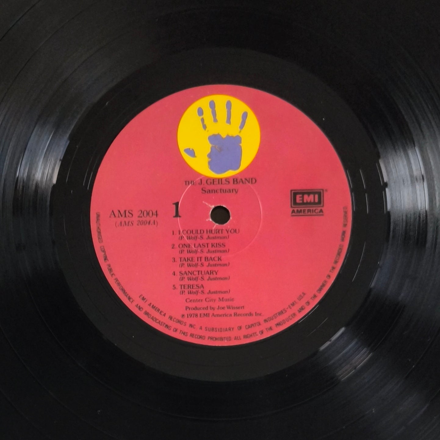 J. GEILS BAND - Sanctuary. (pressage UK)