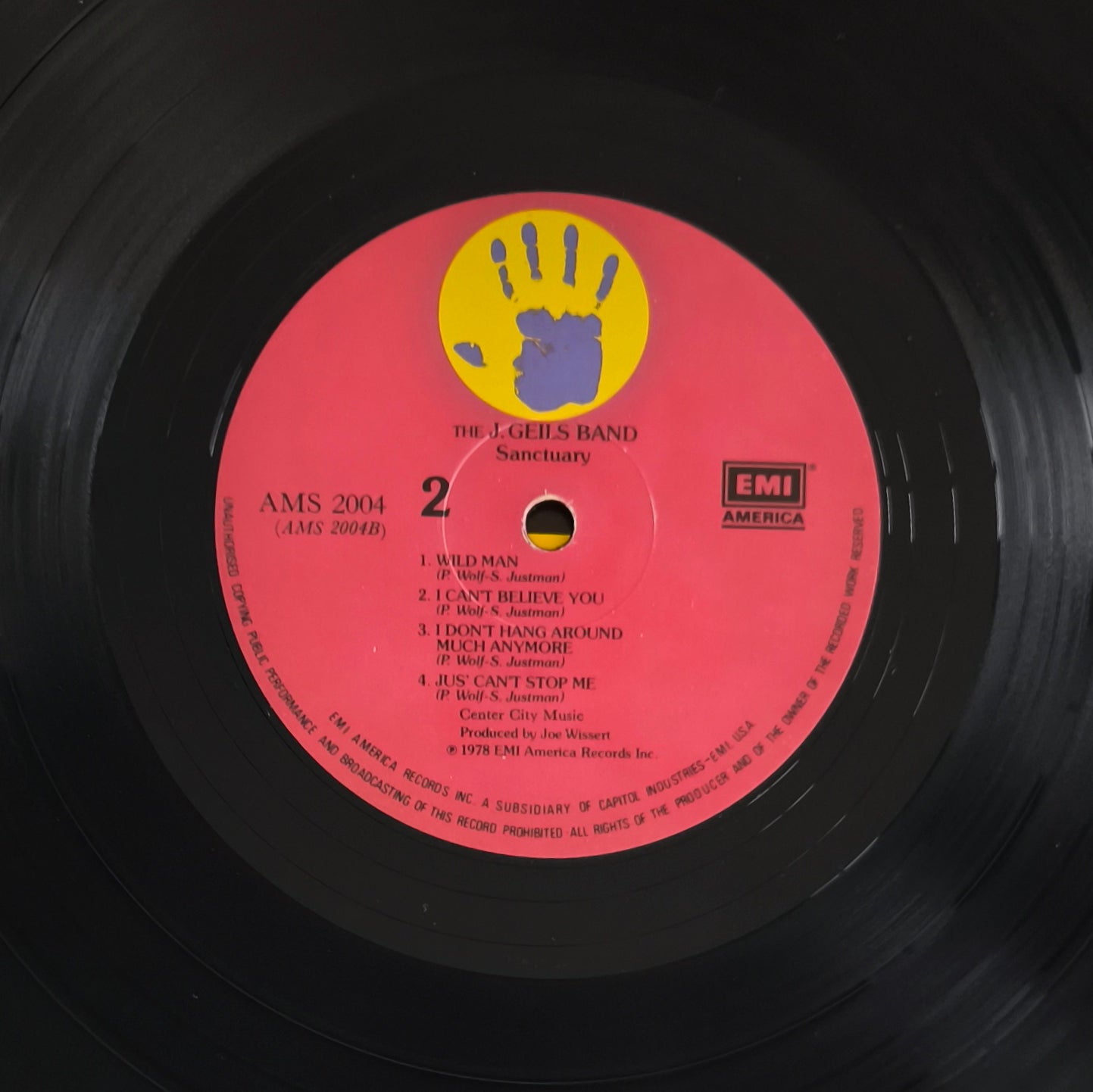 J. GEILS BAND - Sanctuary. (pressage UK)