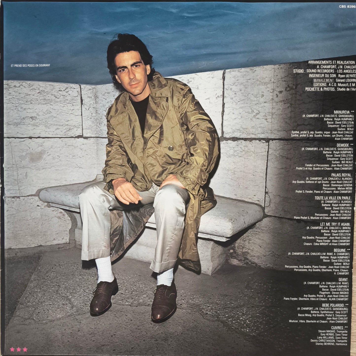 ALAIN CHAMFORT - Poses
