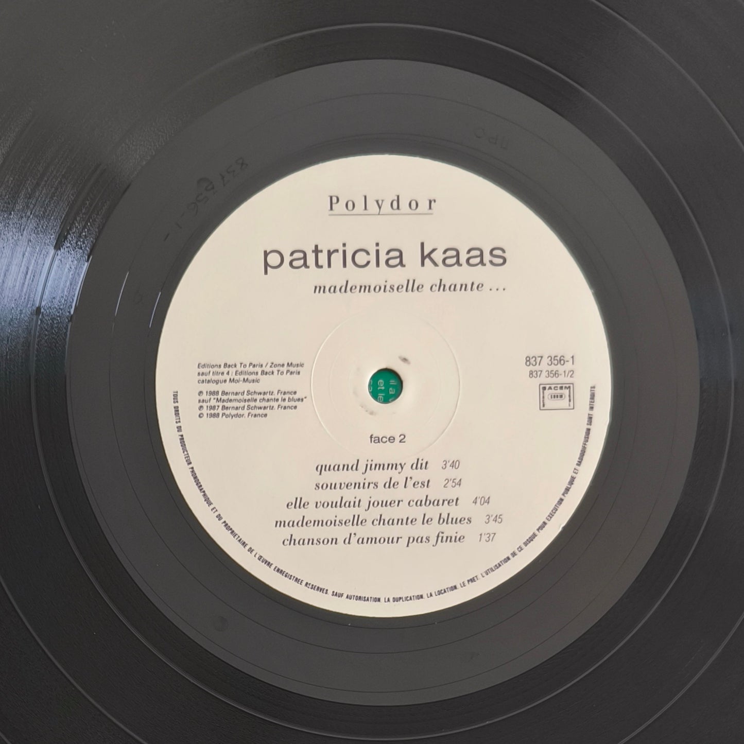 PATRICIA KAAS - Mademoiselle chante...