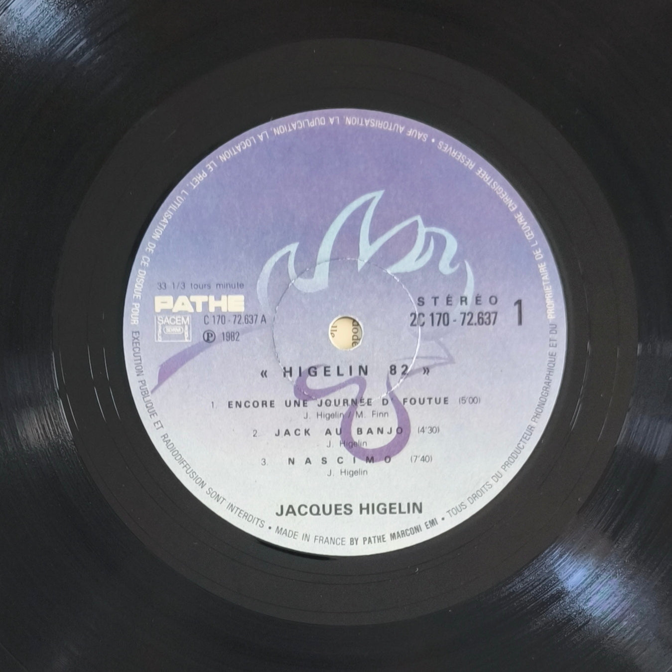 JACQUES HIGELIN - Higelin 82