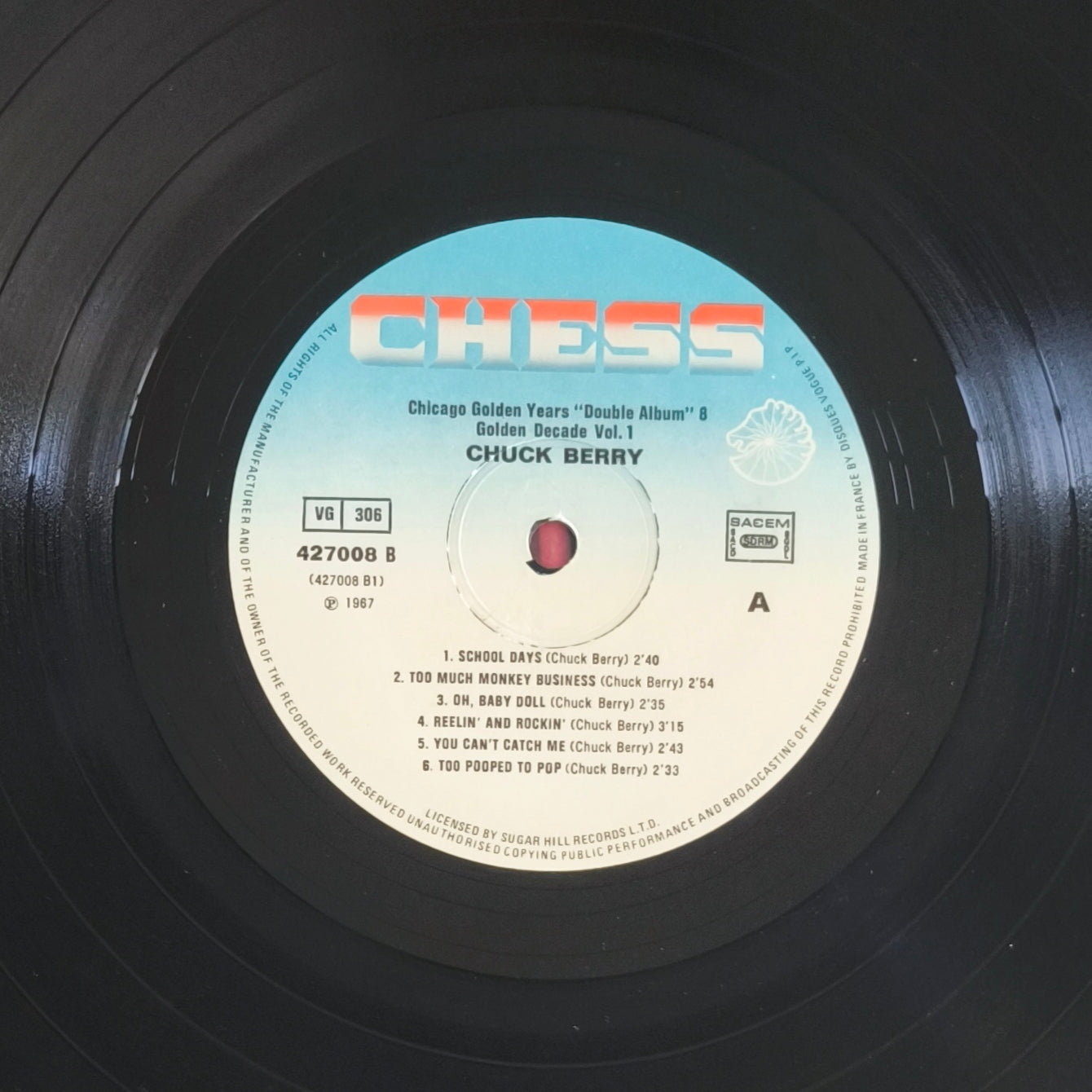 CHUCK BERRY - Chuck Berry's Golden Decade (The Original Two Albums) (Vol.1)