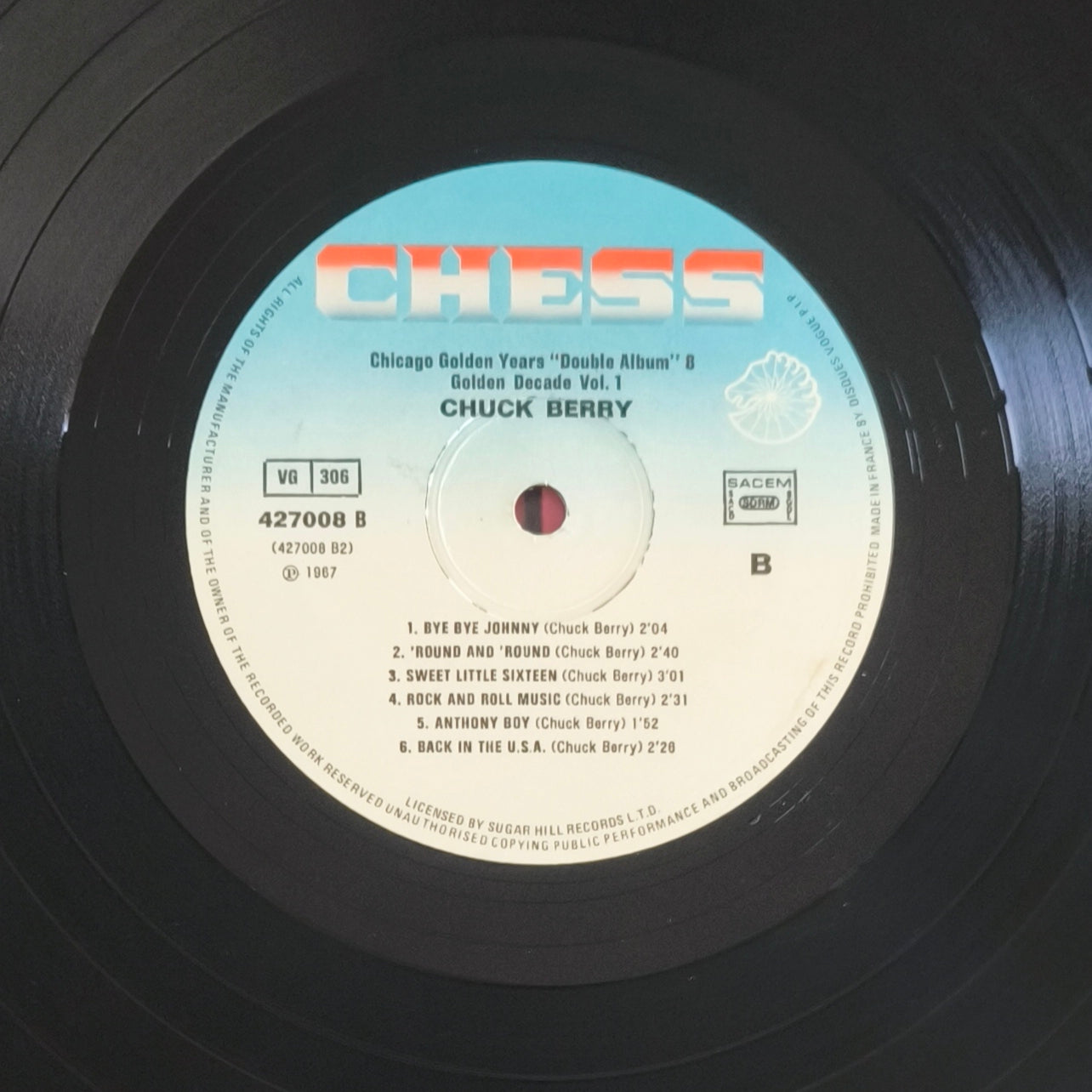 CHUCK BERRY - Chuck Berry's Golden Decade (The Original Two Albums) (Vol.1)