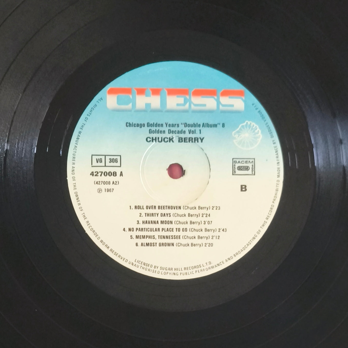 CHUCK BERRY - Chuck Berry's Golden Decade (The Original Two Albums) (Vol.1)