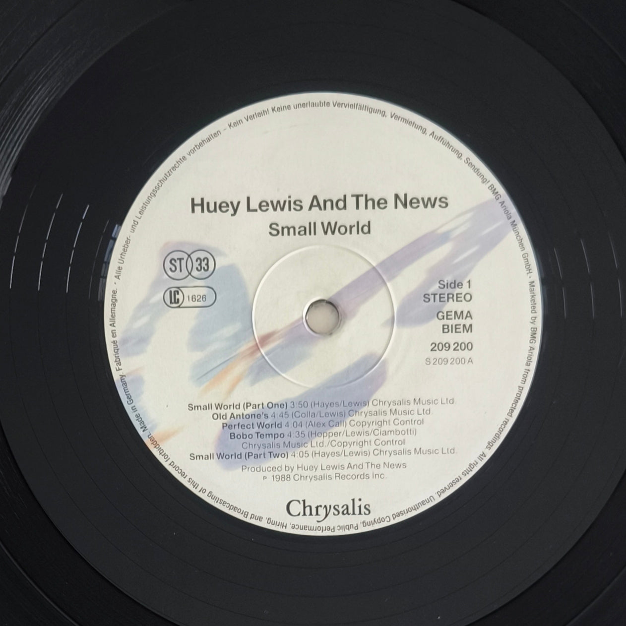 HUEY LEWIS & THE NEWS - Small World