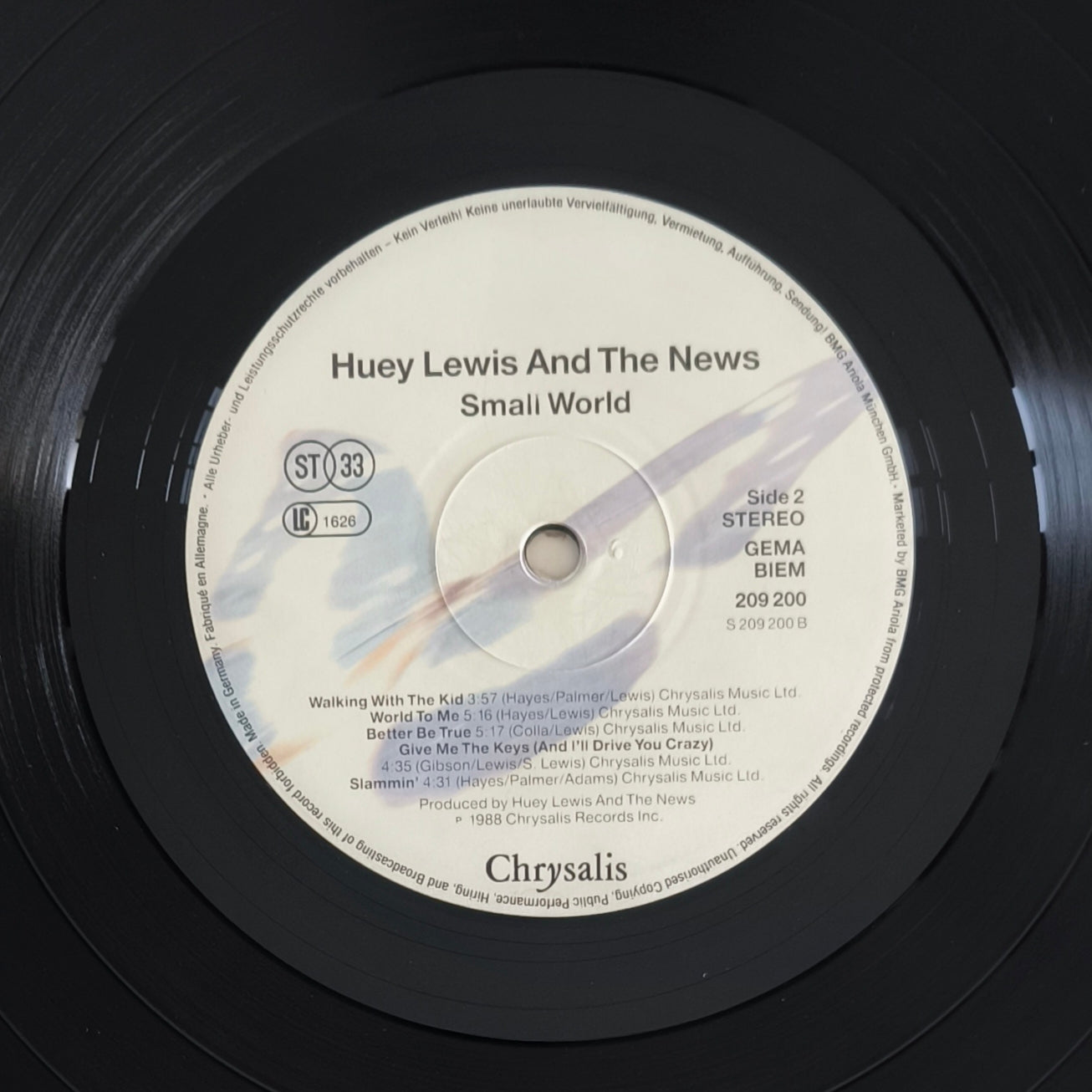 HUEY LEWIS & THE NEWS - Small World