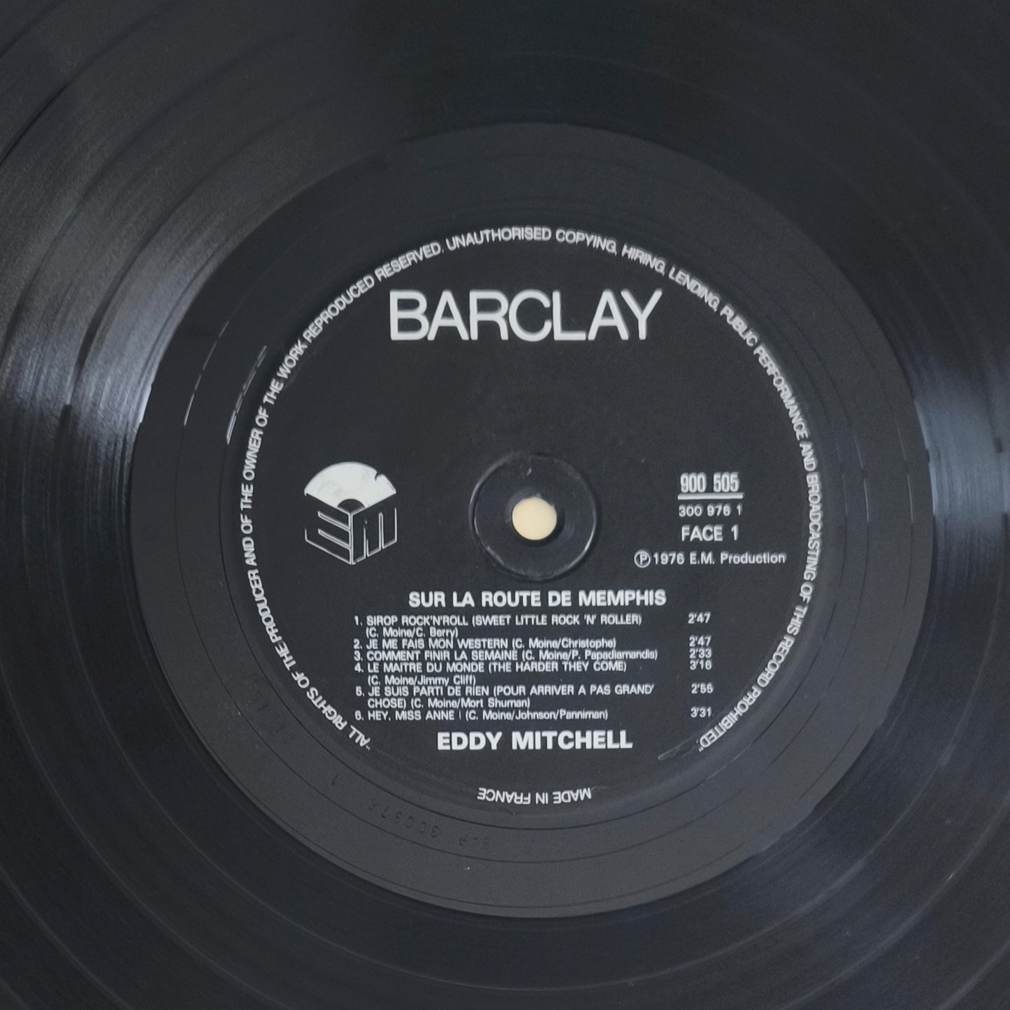 EDDY MITCHELL - Sur La Route De Memphis