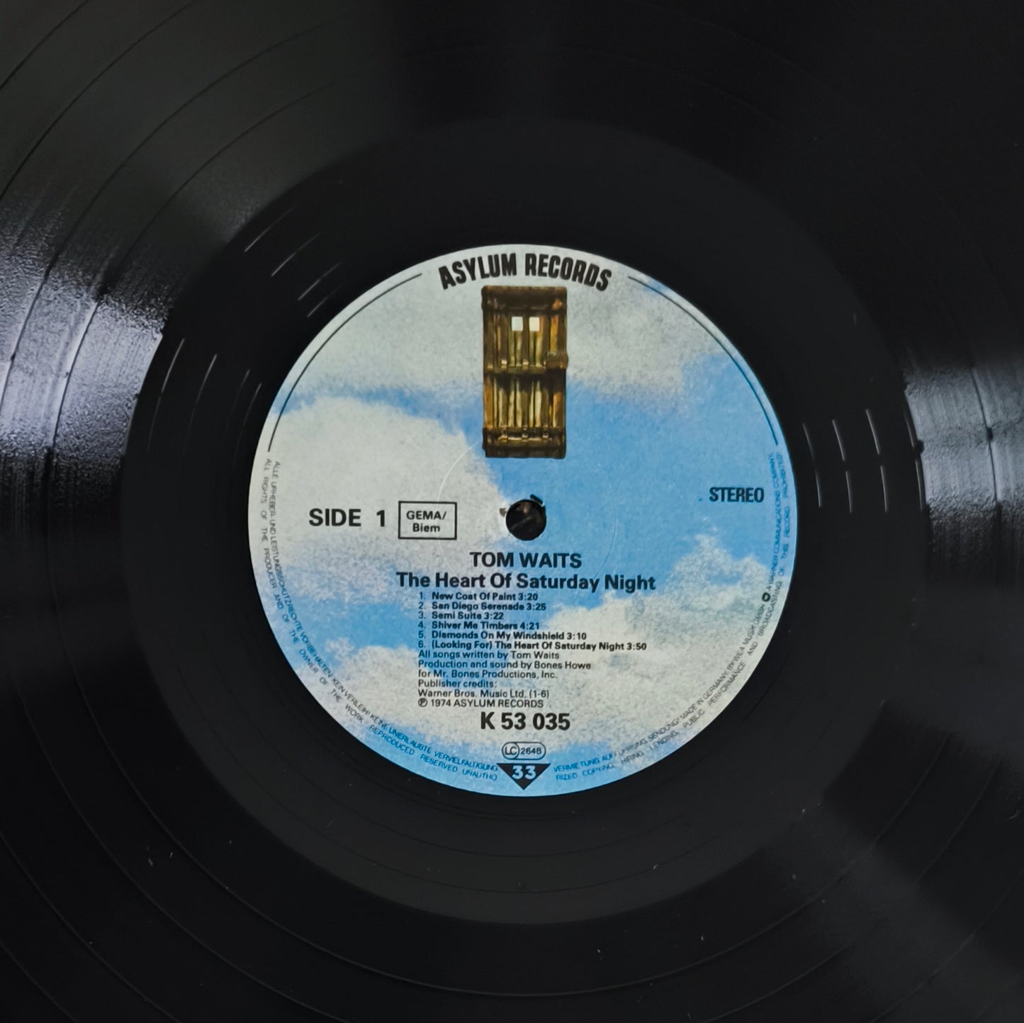 TOM WAITS - The Heart Of Saturday Night