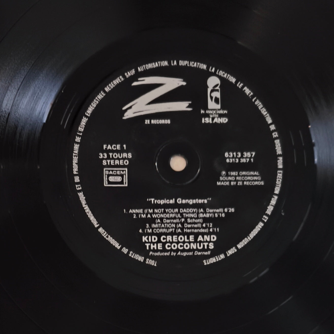 KID CREOLE & THE COCONUTS - Tropical Gangsters