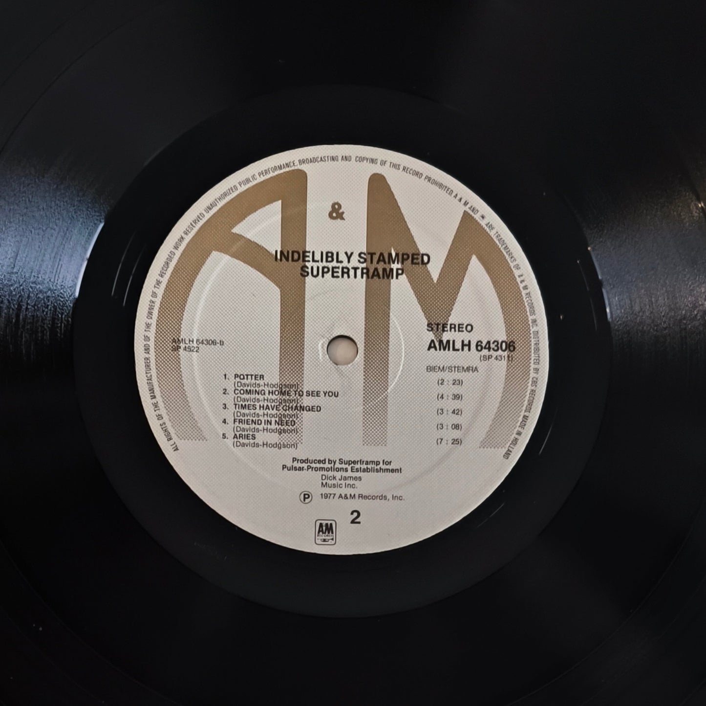 SUPERTRAMP - Indelibly Stamped