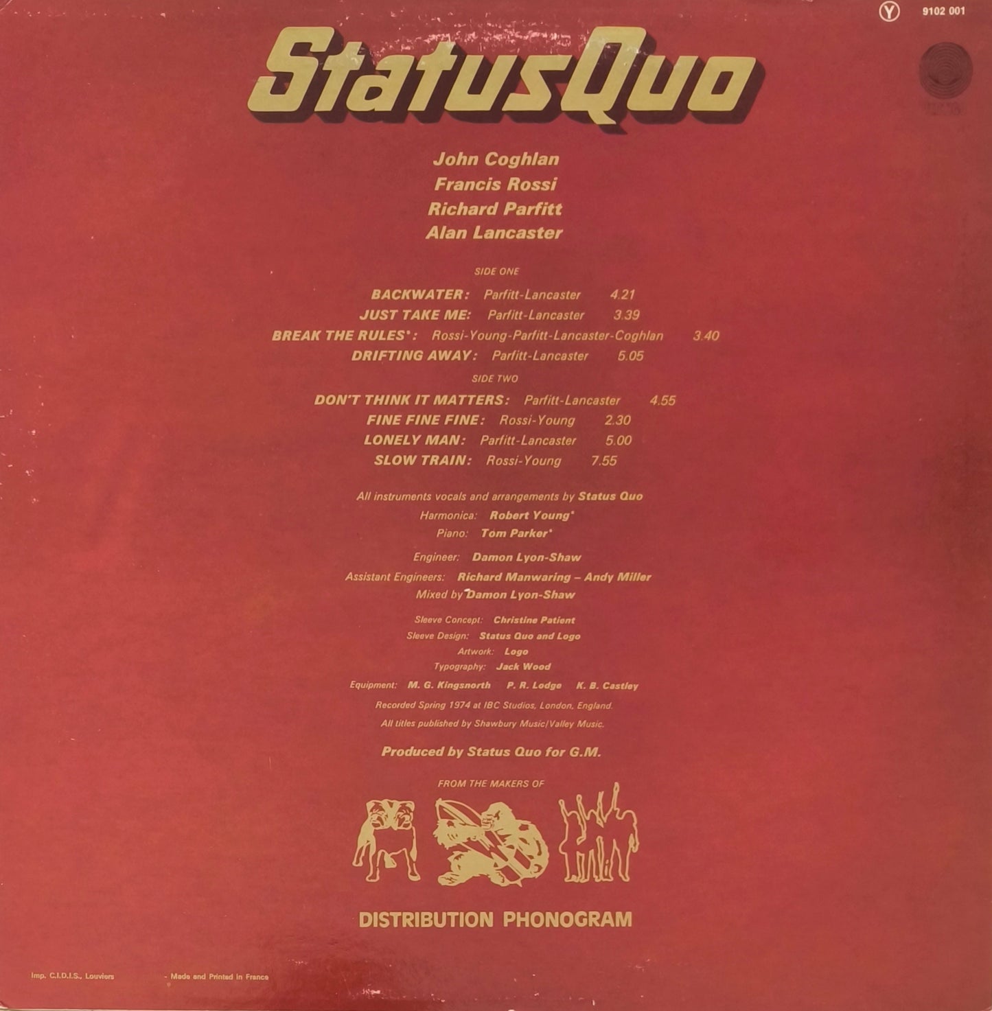 STATUS QUO - Quo