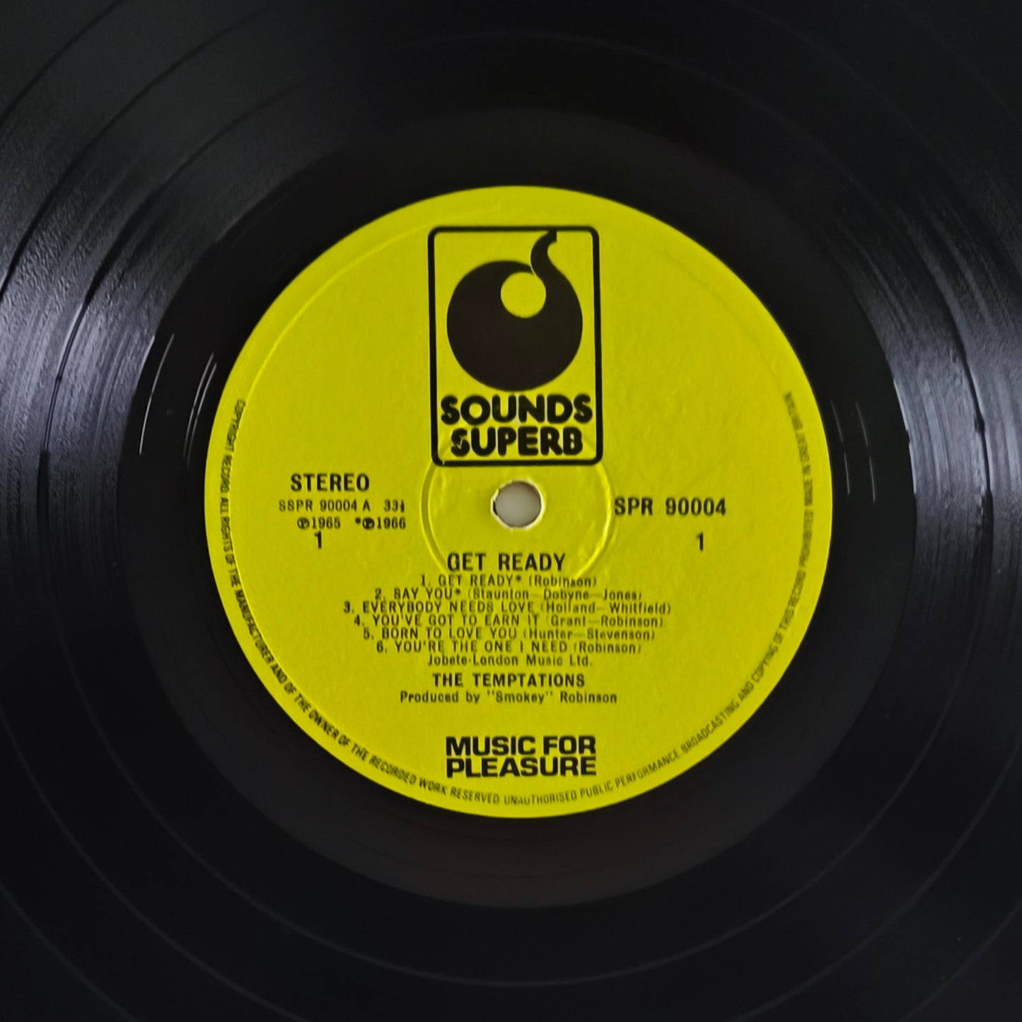 THE TEMPTATIONS - Get Ready