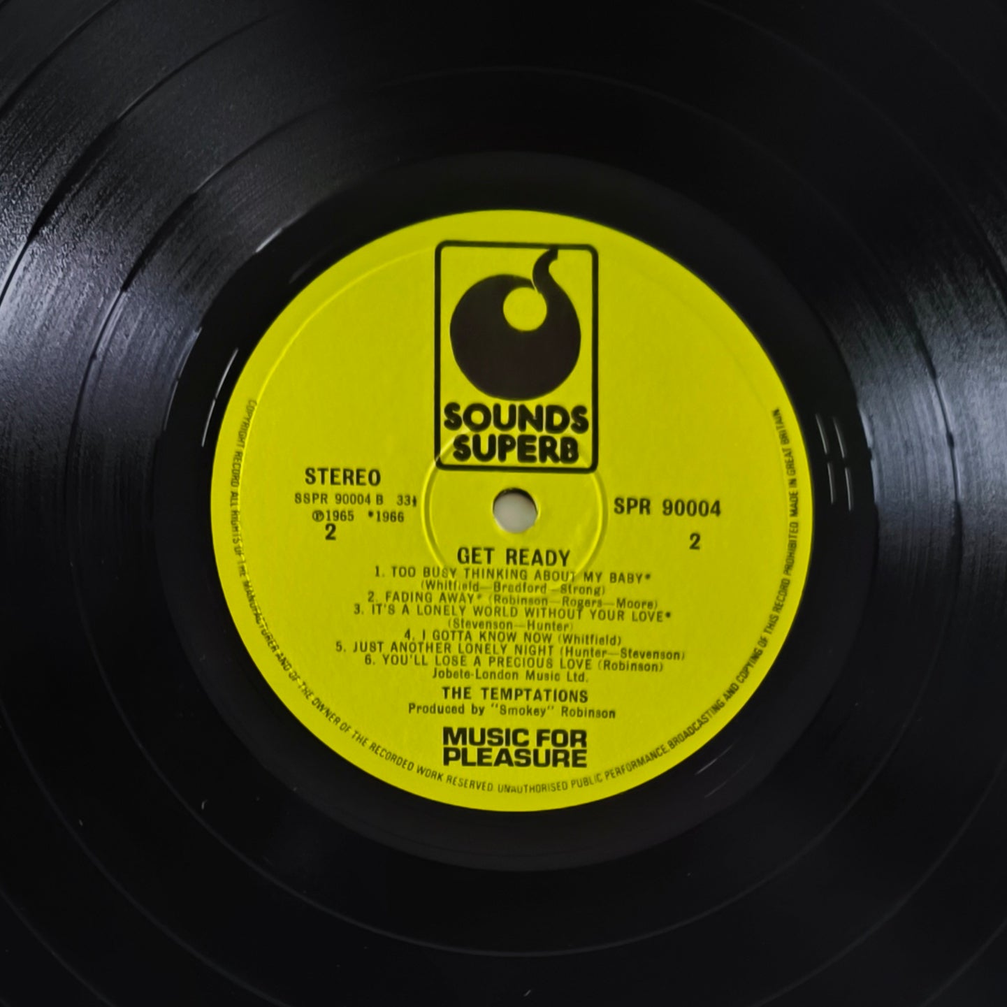 THE TEMPTATIONS - Get Ready