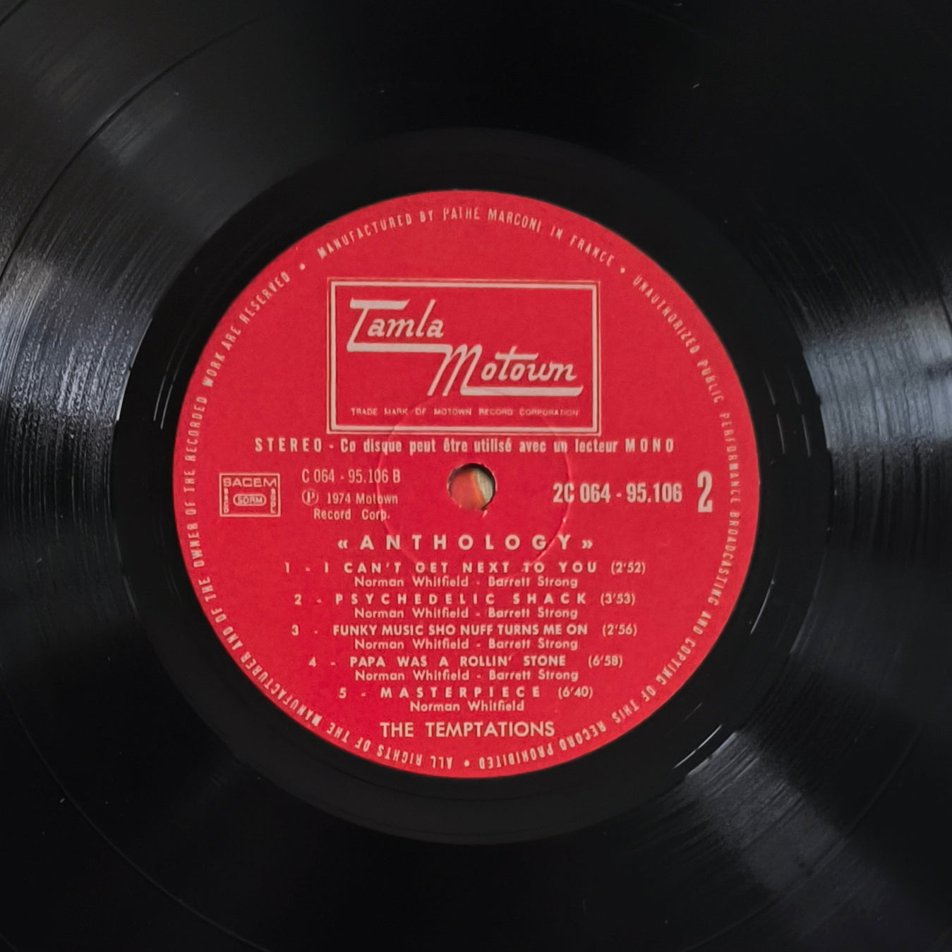 THE TEMPTATIONS - Anthology
