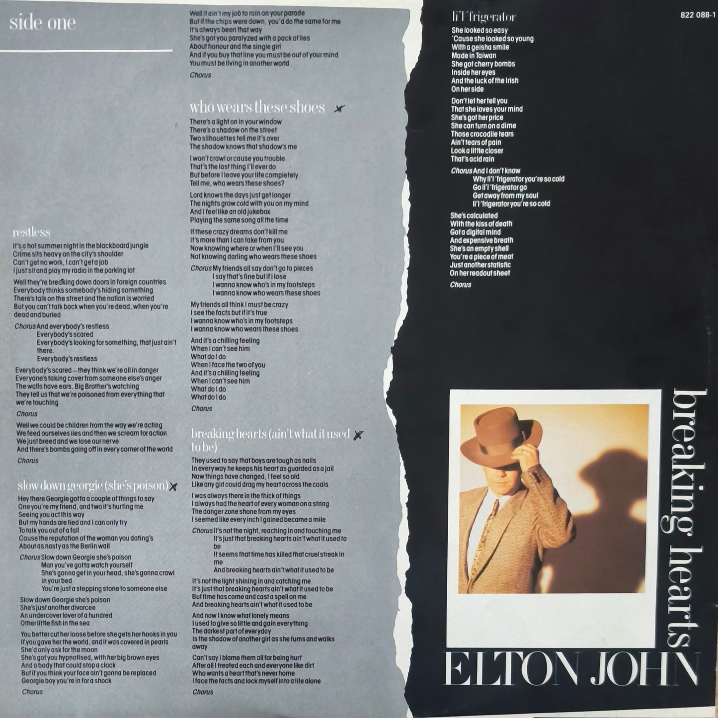 ELTON JOHN - Breaking Hearts