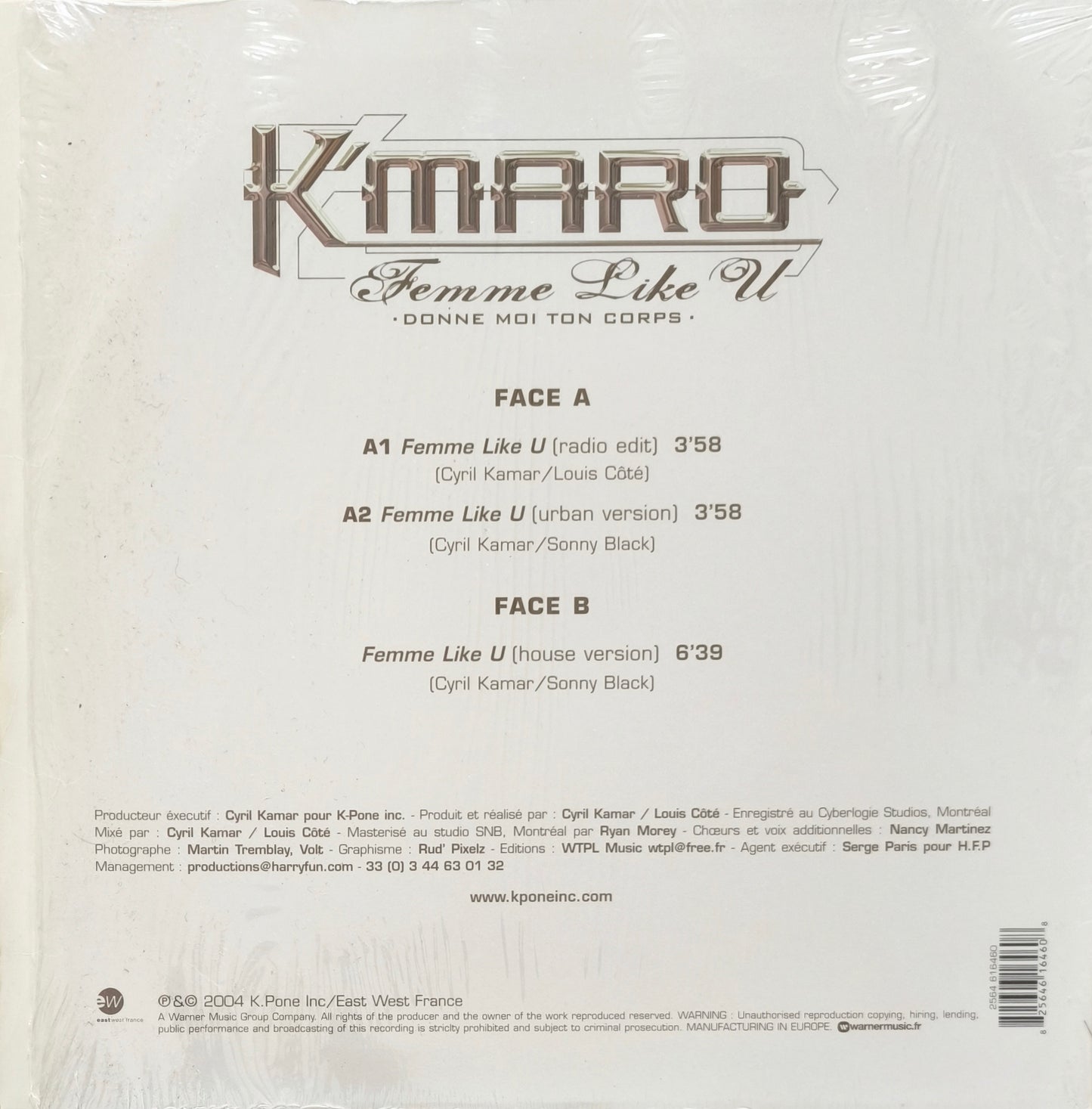 K'MARO - Femme Like U (Donne Moi Ton Corps)