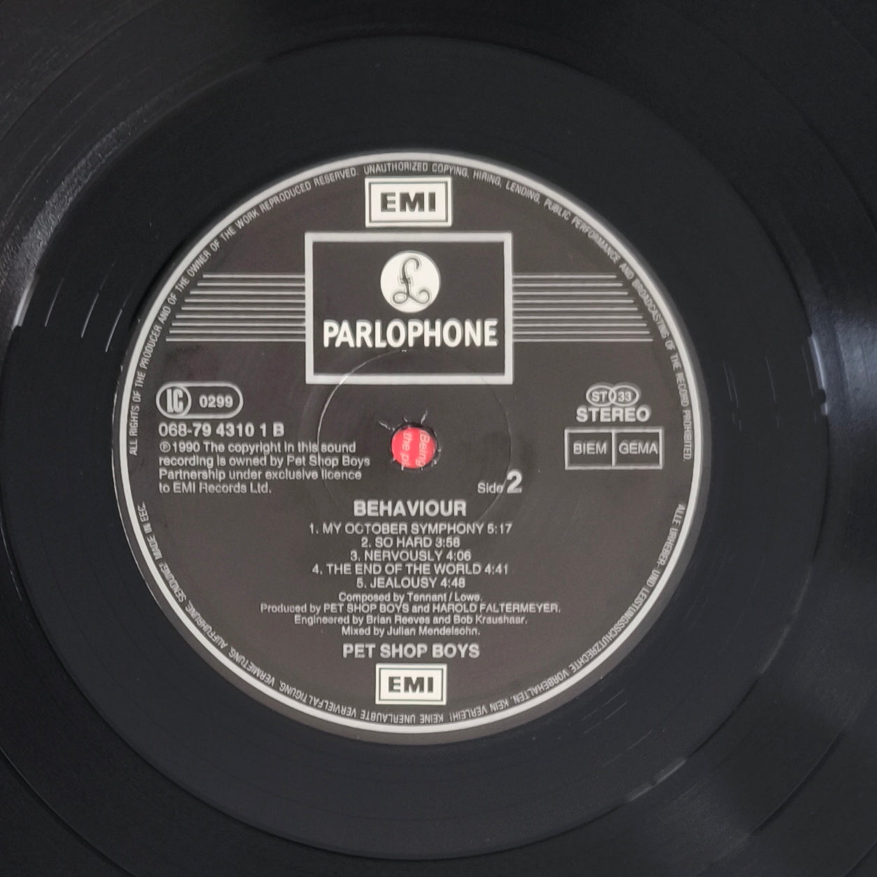 PET SHOP BOYS - Behaviour