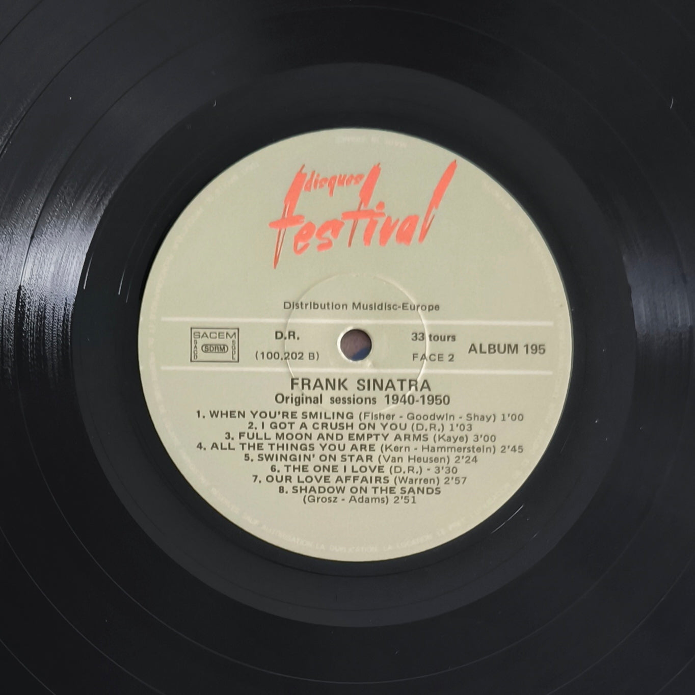 FRANK SINATRA - Original Sessions 1940 - 1950