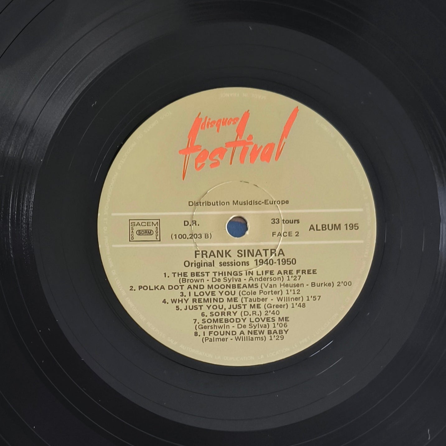 FRANK SINATRA - Original Sessions 1940 - 1950