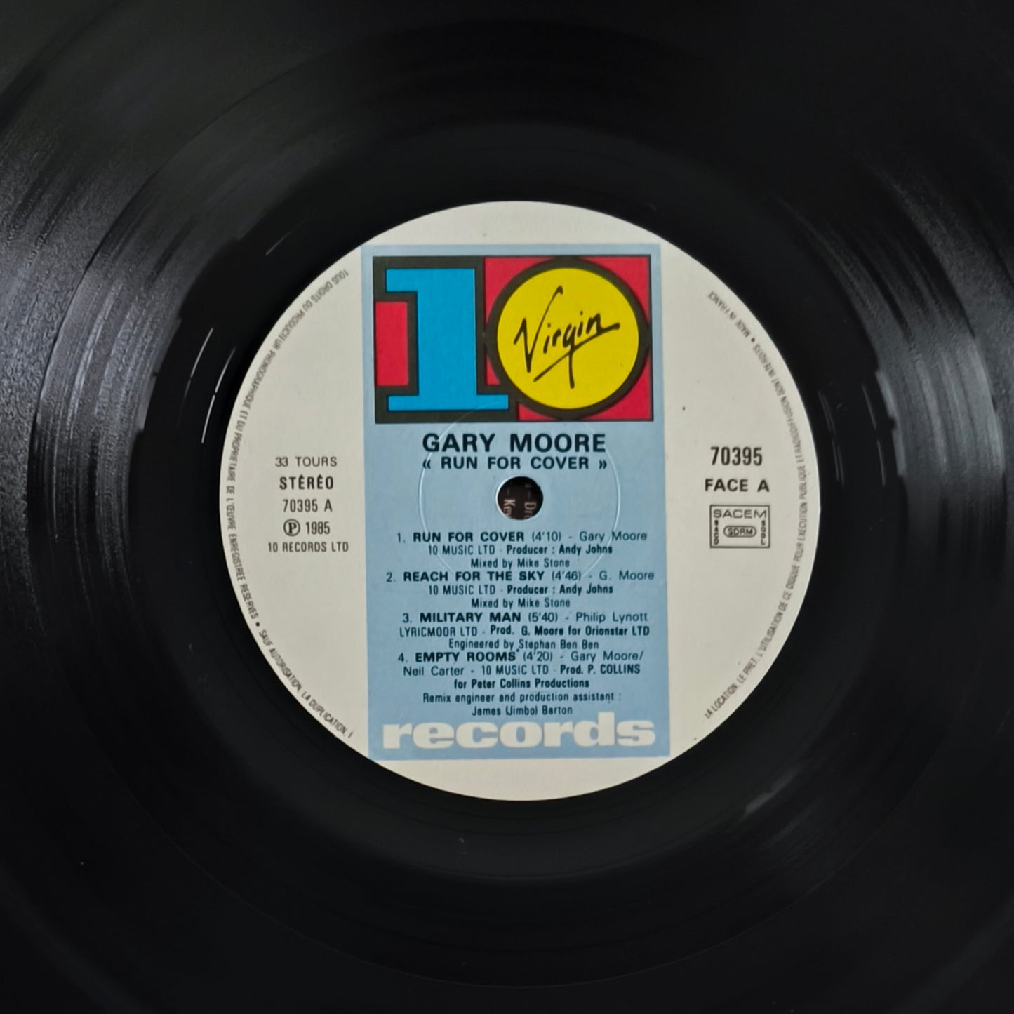 GARY MOORE - Run For Cover