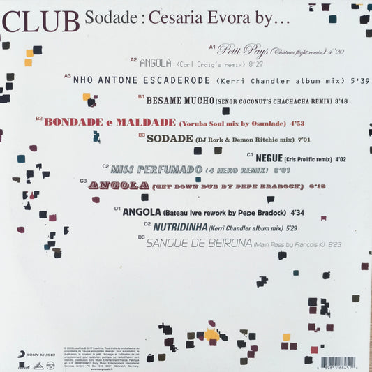 CESARIA EVORA - Club Sodade : Cesaria Evora By... (Disque transparent Splatter)