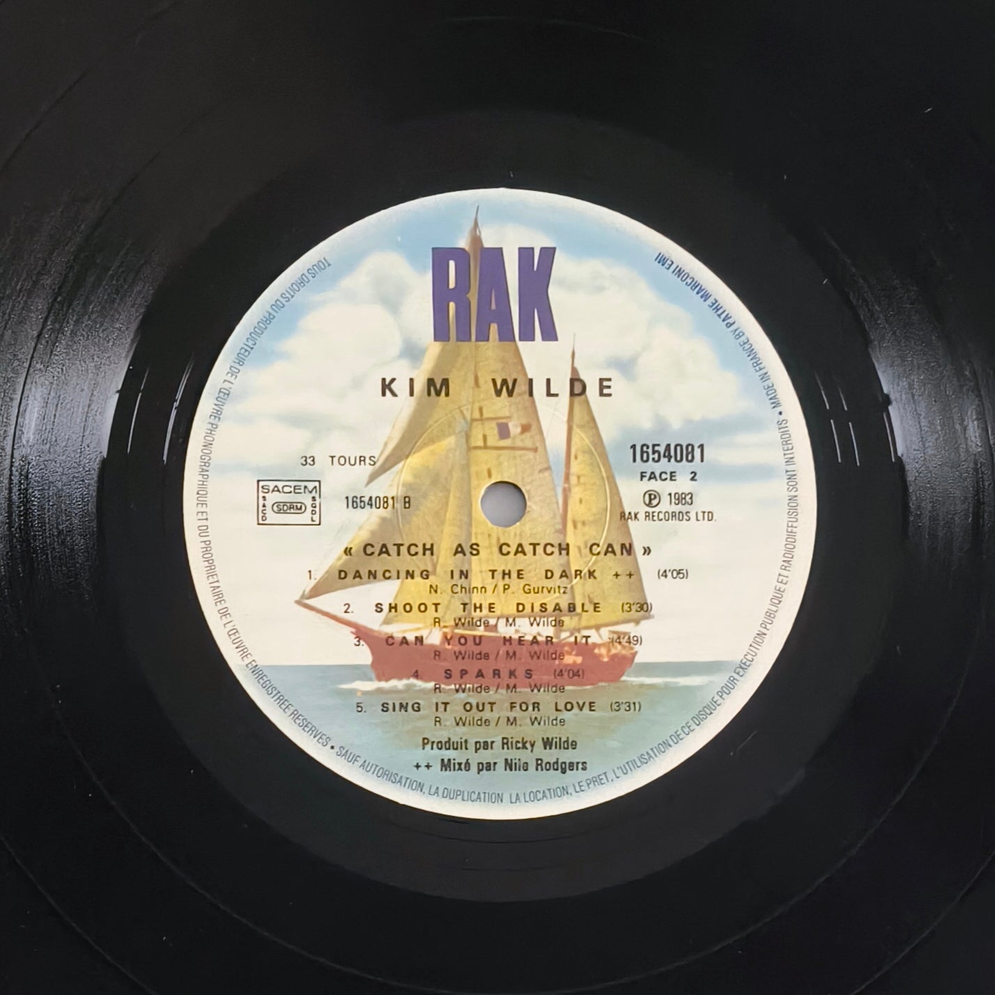 KIM WILDE - Catch As Catch Can