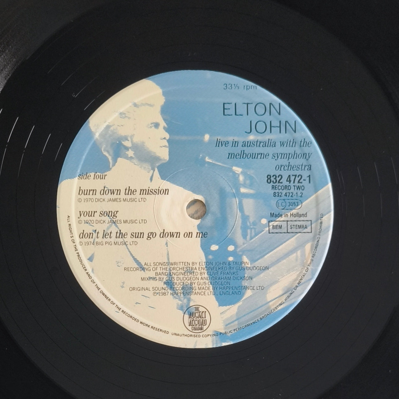 ELTON JOHN WITH THE MELBOURNE SYMPHONY ORCHESTRA - Live In Australia