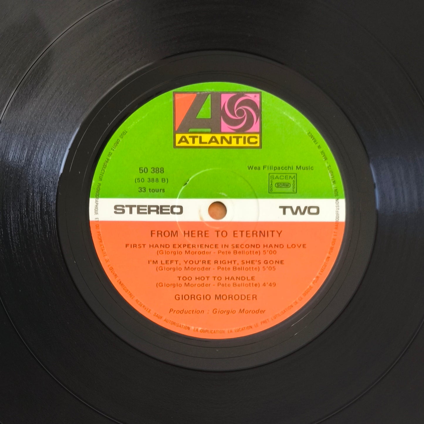 GIORGO MORODER - From Here To Eternity