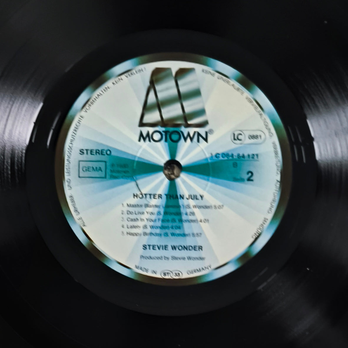 STEVIE WONDER - Hotter than July