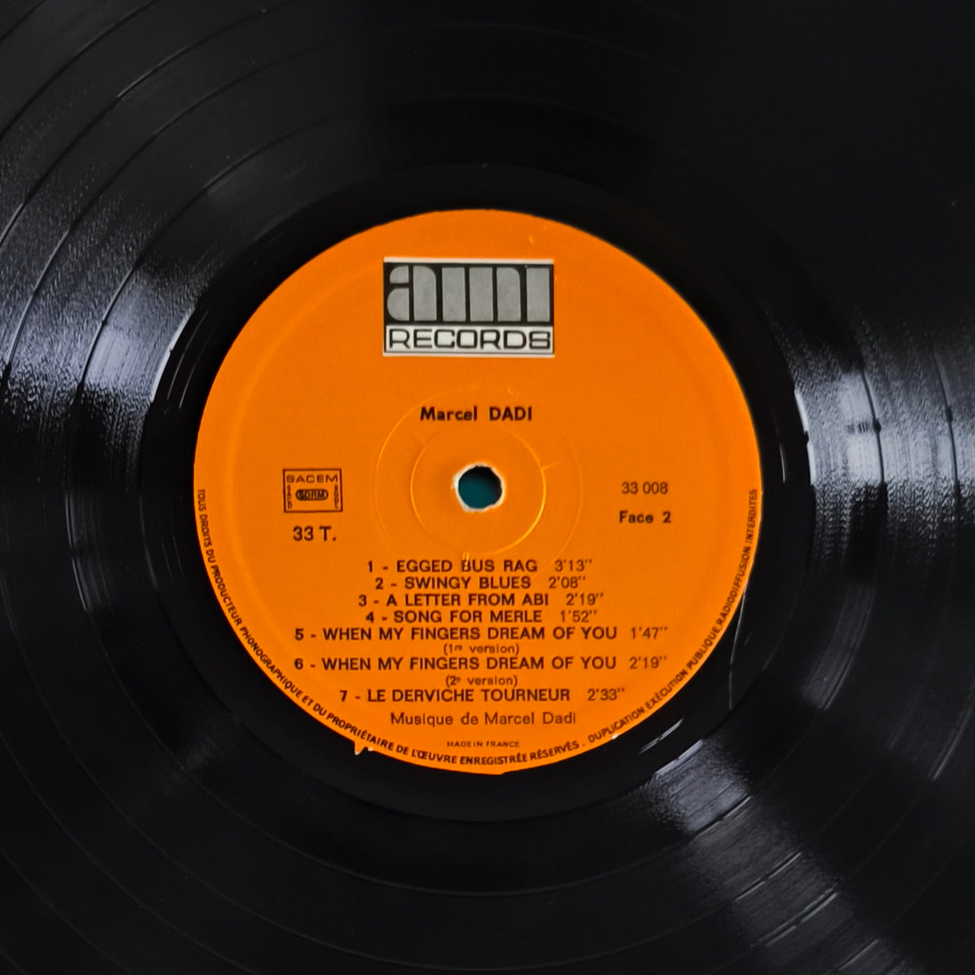 MARCEL DADI - La Guitare A Dadi