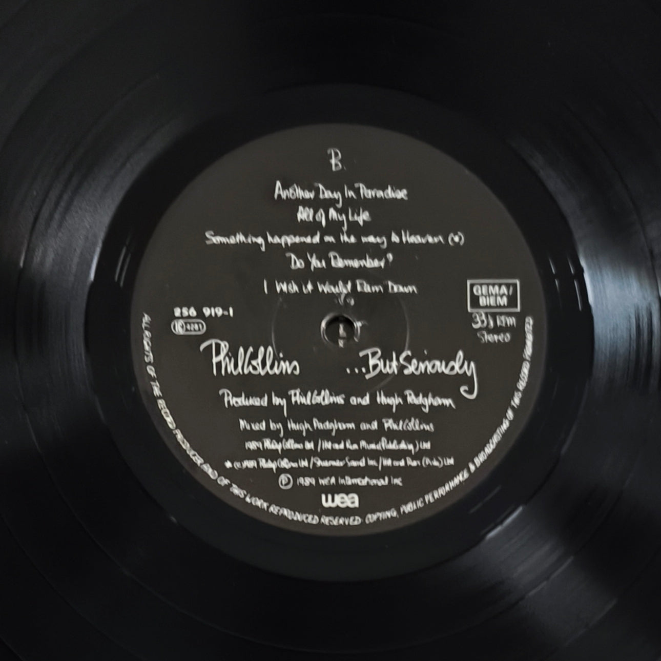 PHIL COLLINS - ...But Seriously