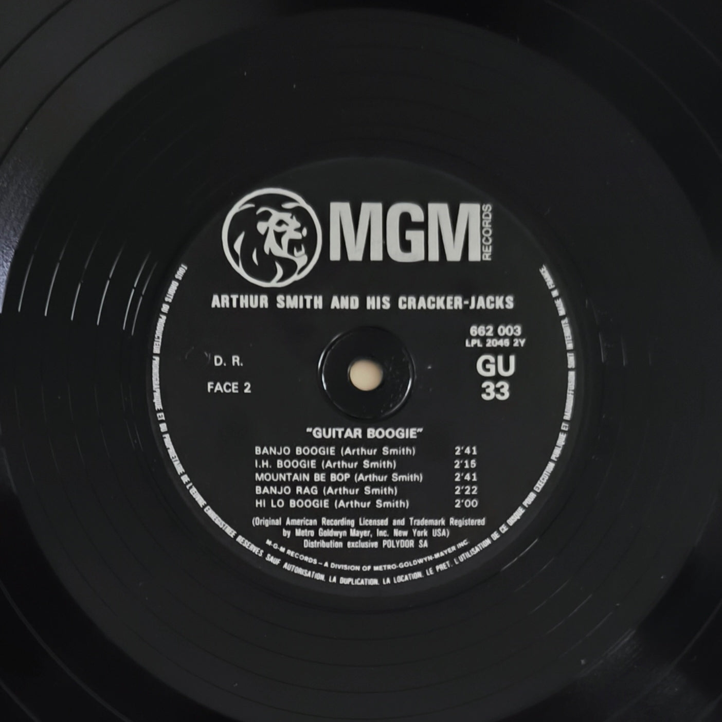 ARTHUR SMITH AND HIS CRACKER JACKS - Guitar Boogie