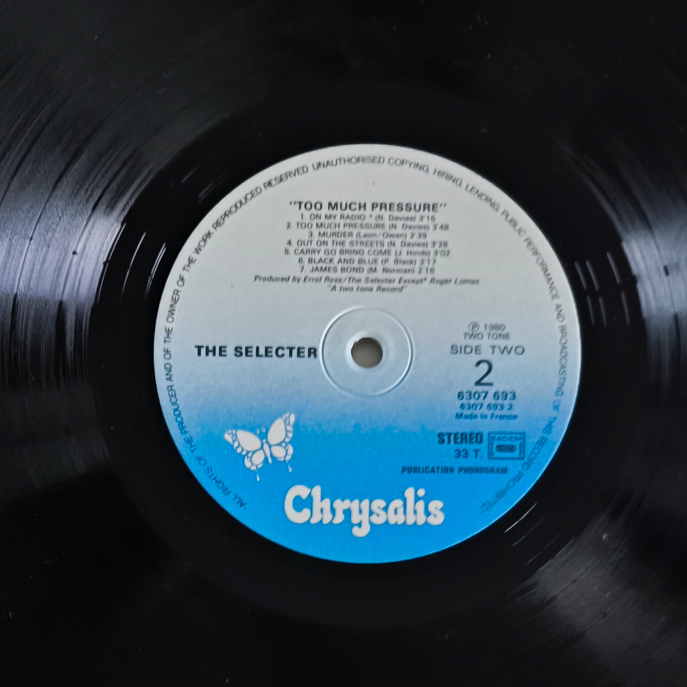 THE SELECTER - Too Much Pressure