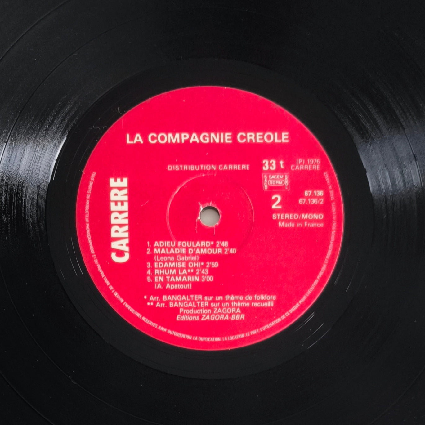 LA COMPAGNIE CREOLE - Ba Moin En Ti Bo