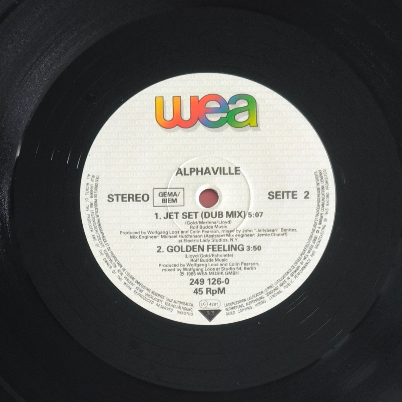 ALPHAVILLE - Jet Set (Jellybean Mix)