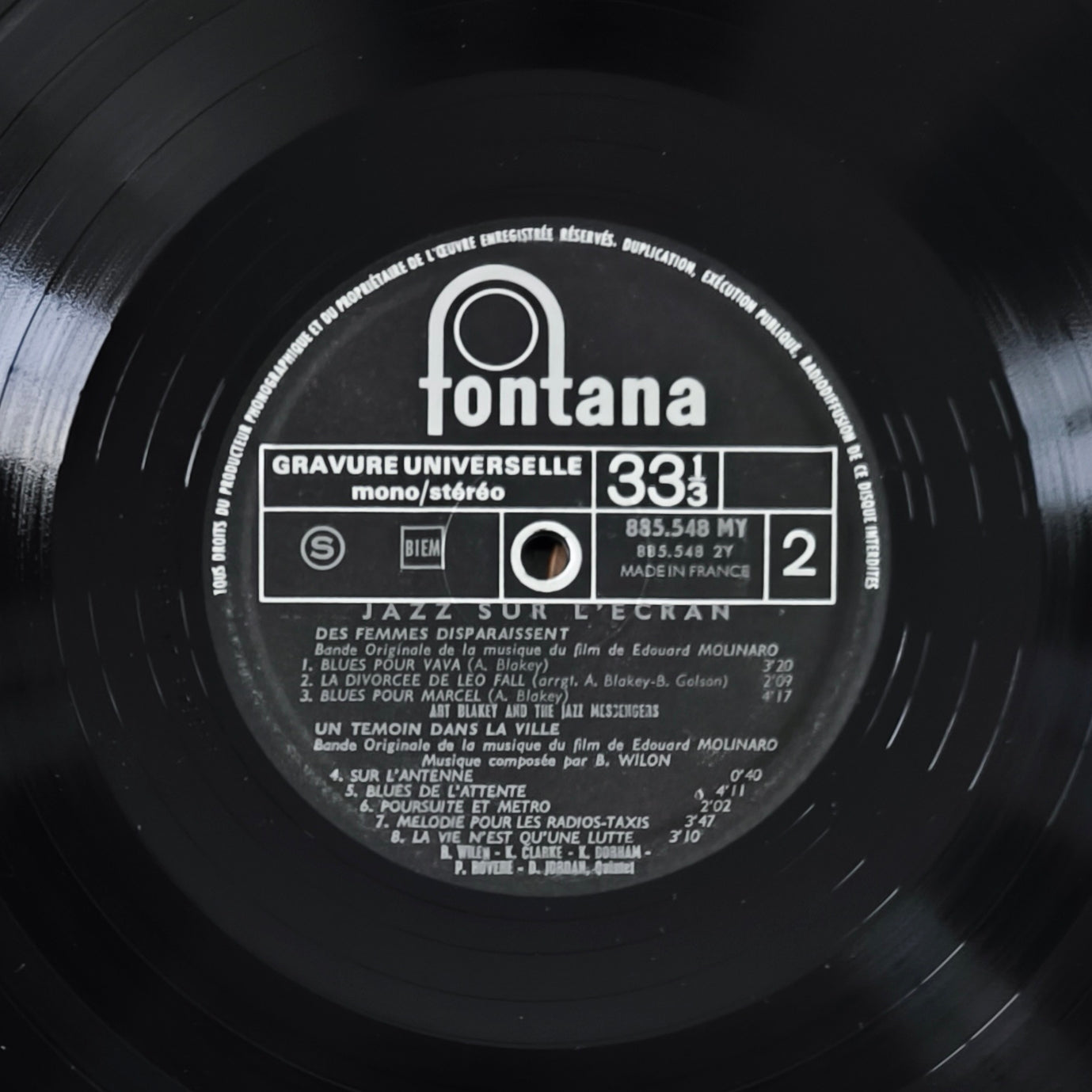 MILES DAVIS QUINTET / ART BLAKEY AND THE JAZZ MESSENGERS / BARNEY WILEN - Jazz Sur L'écran