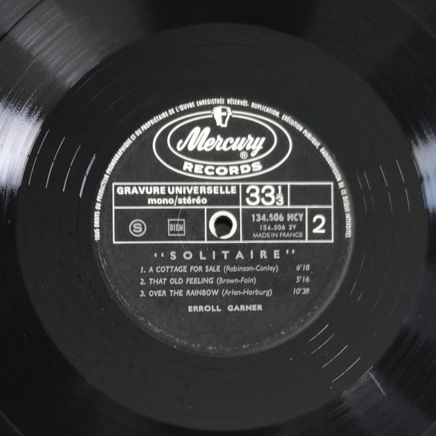 ERROLL GARNER - Solitaire