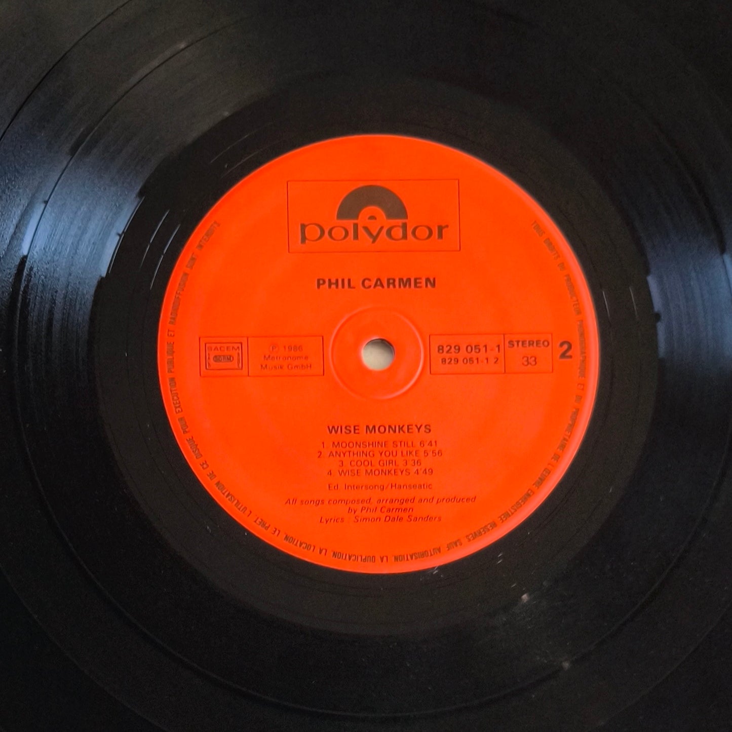 PHIL CARMEN - Wise Monkeys