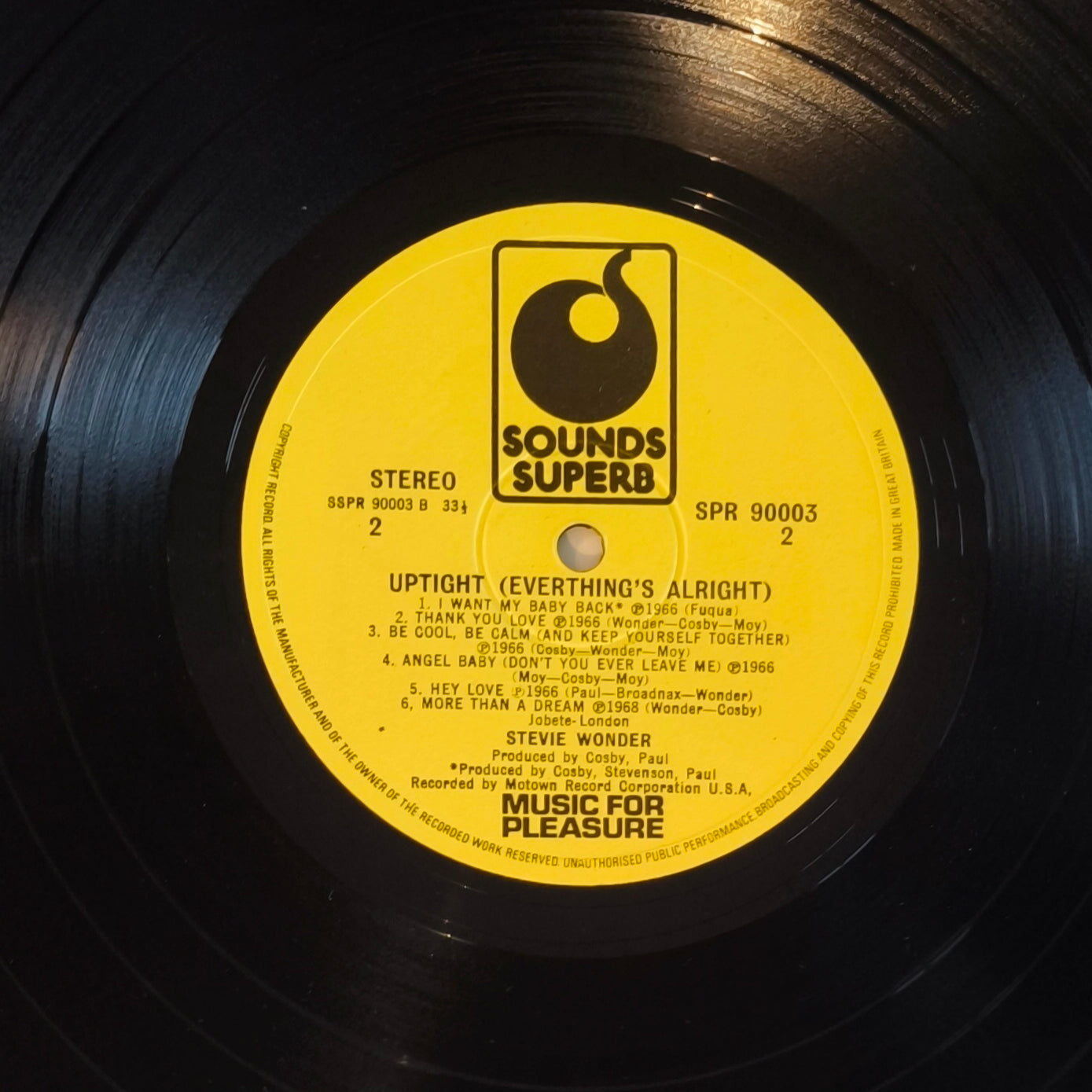 STEVIE WONDER - Uptight (Everything's Alright)