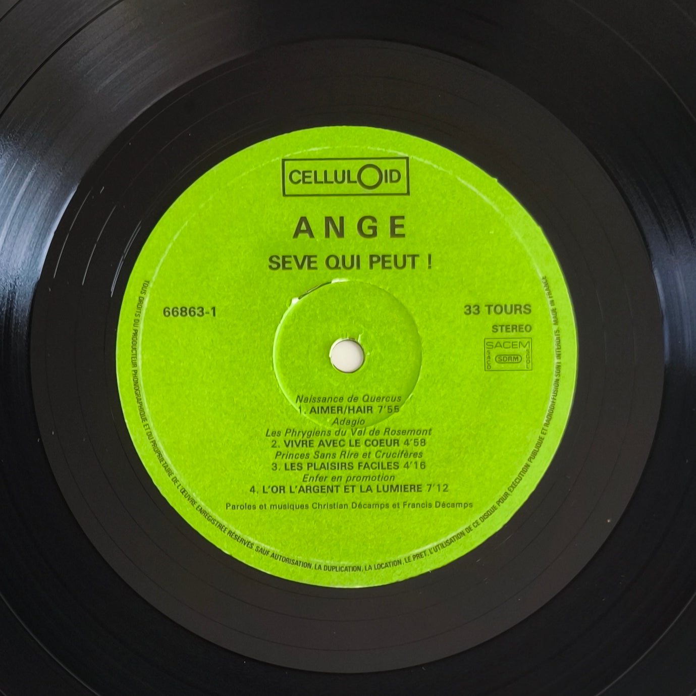 ANGE - Sève Qui Peut