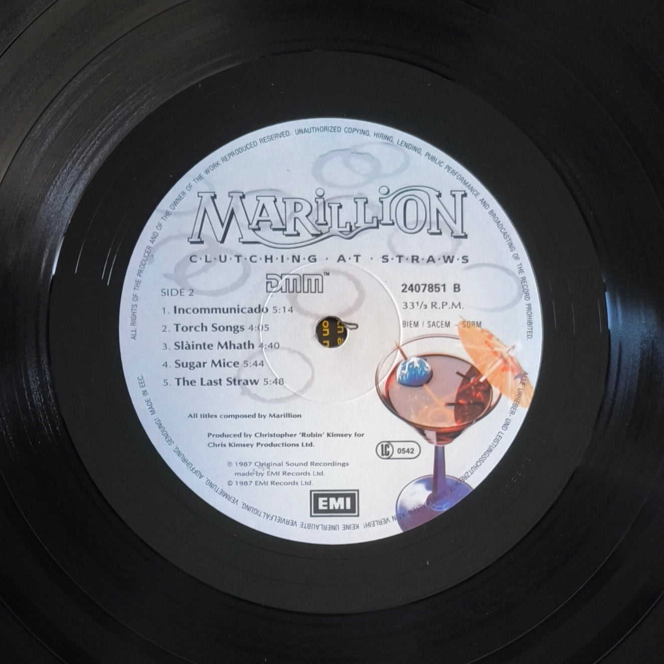 MARILLION - Clutching At Straws