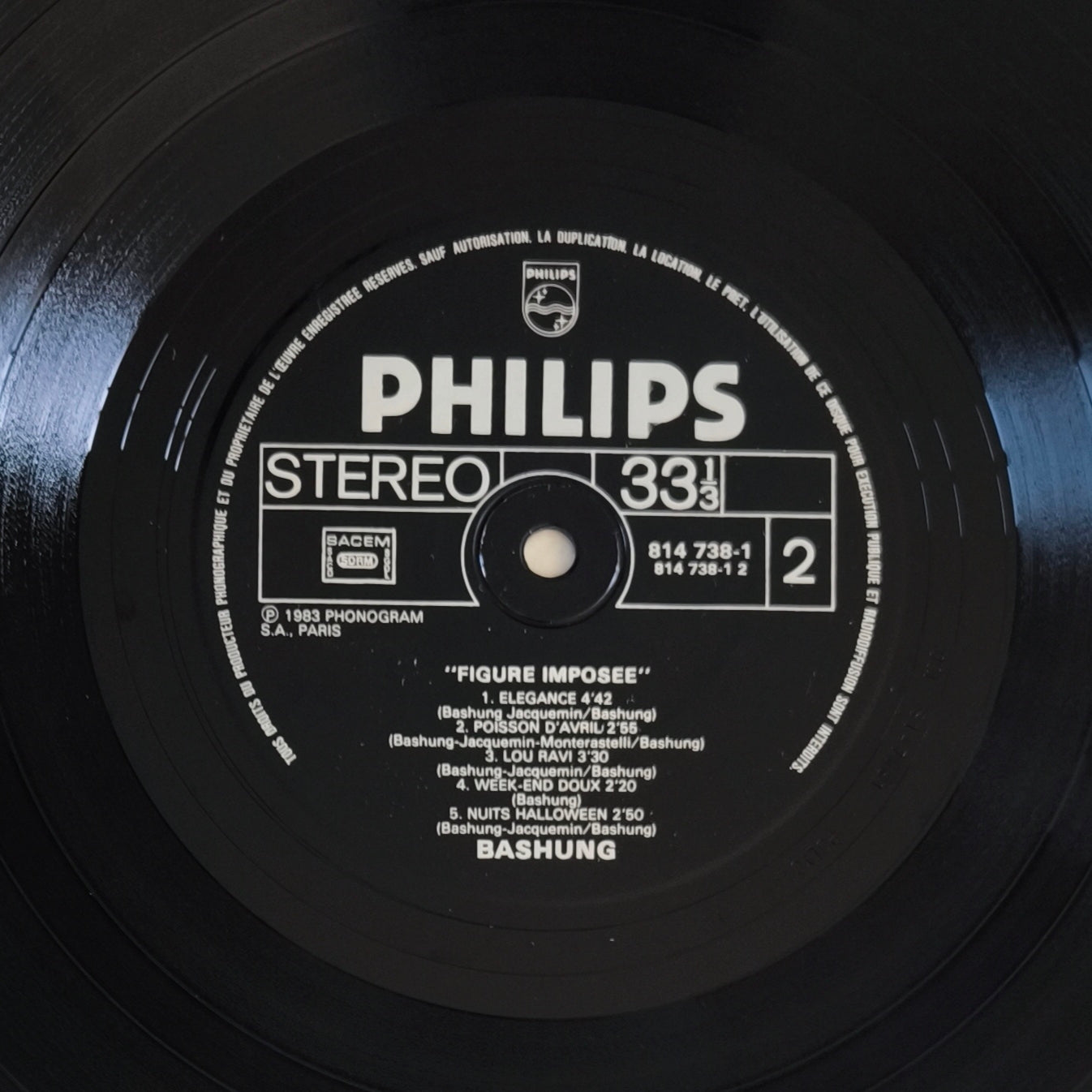 ALAIN BASHUNG - Figure Imposée