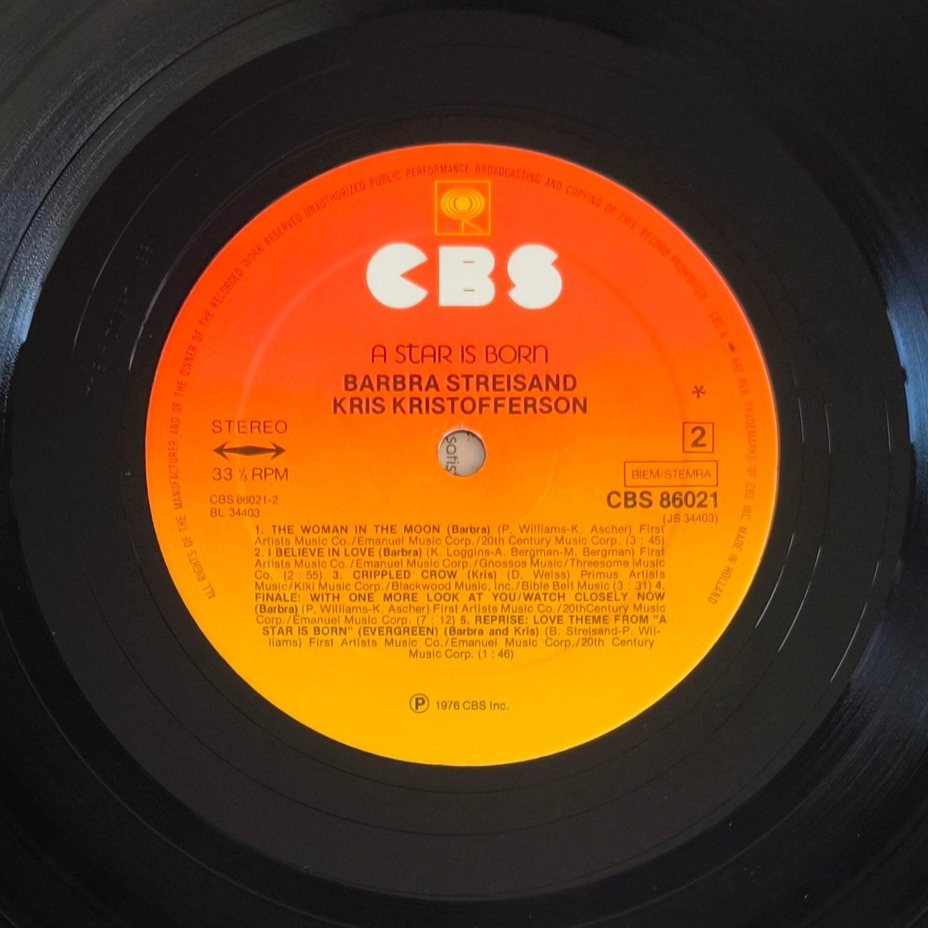 STREISAND & KRISTOFFERSON - A Star Is Born