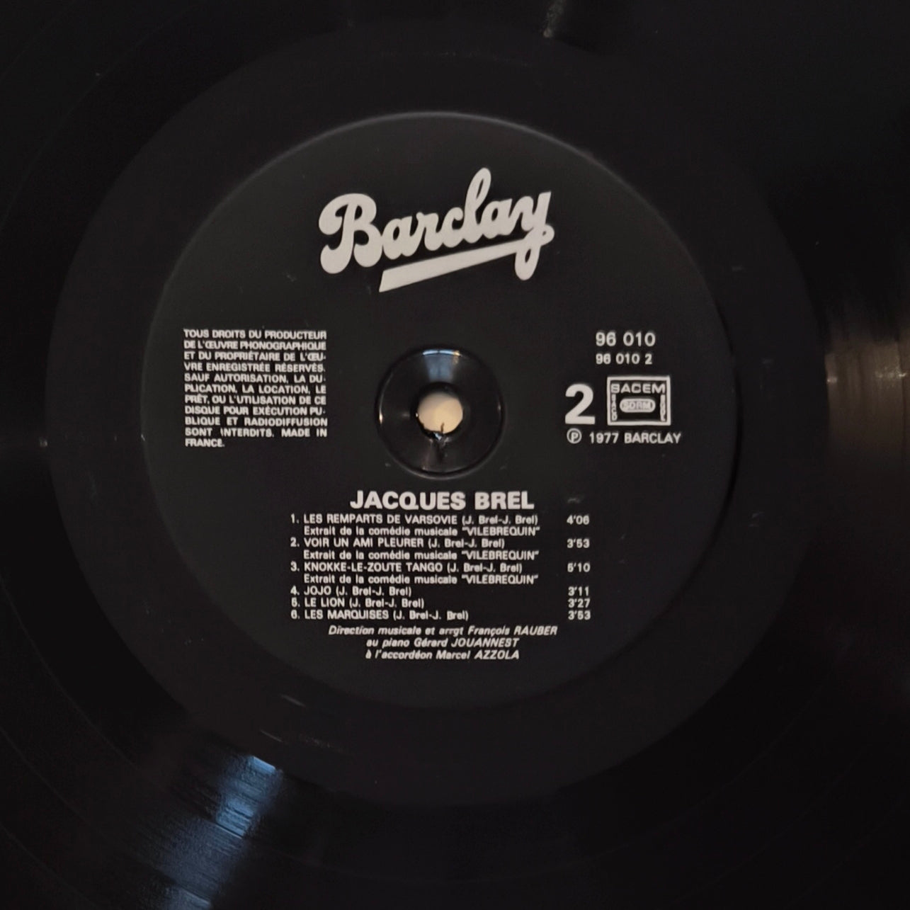 JACQUES BREL - Brel (Les Marquises)