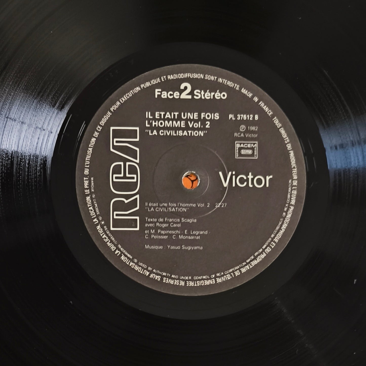 YASUO SUGIYAMA - Il Etait Une Fois L'Homme Vol. 2 "La Civilisation"