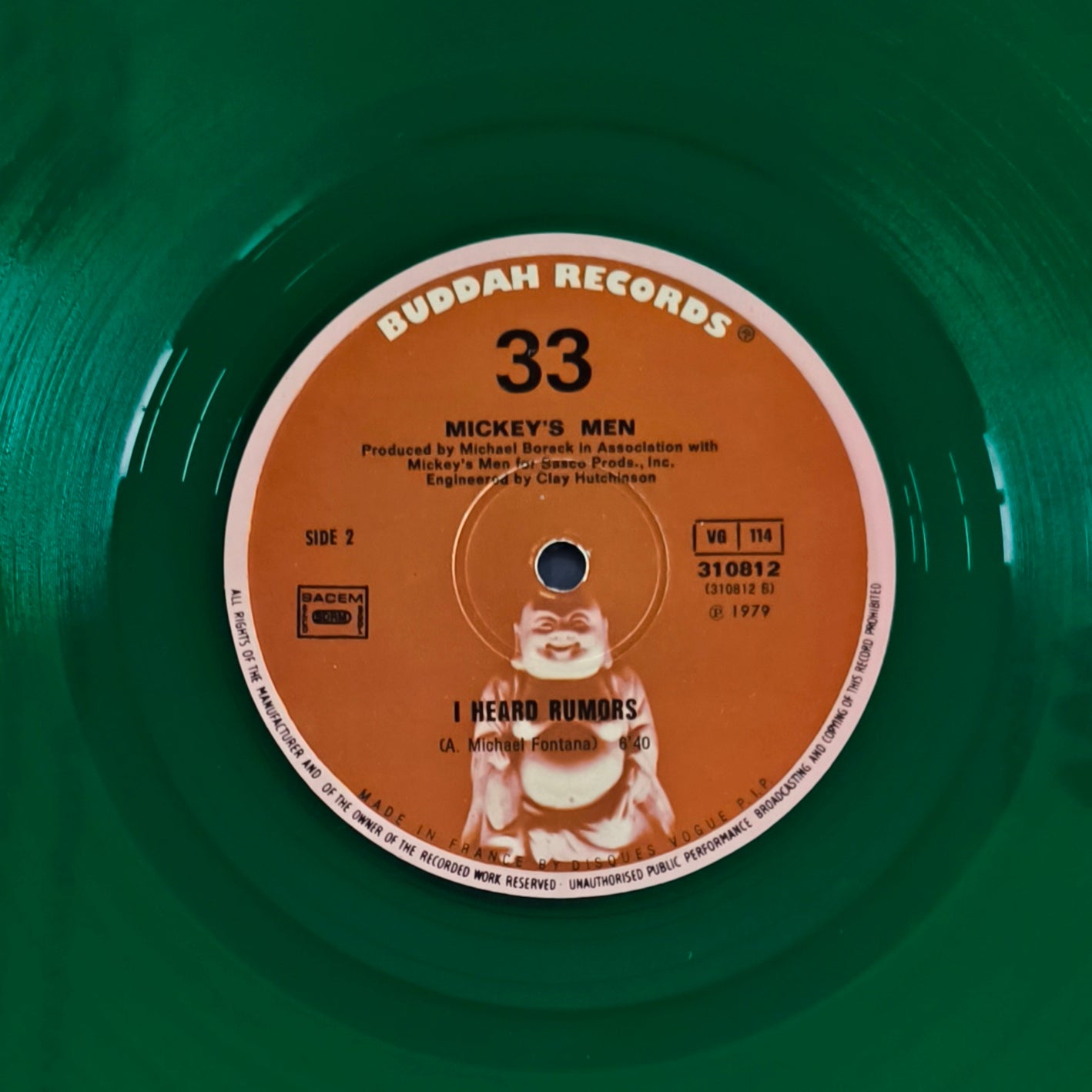 MICKEY'S MEN - (Here Comes) The Garbage Man (vinyle couleur)