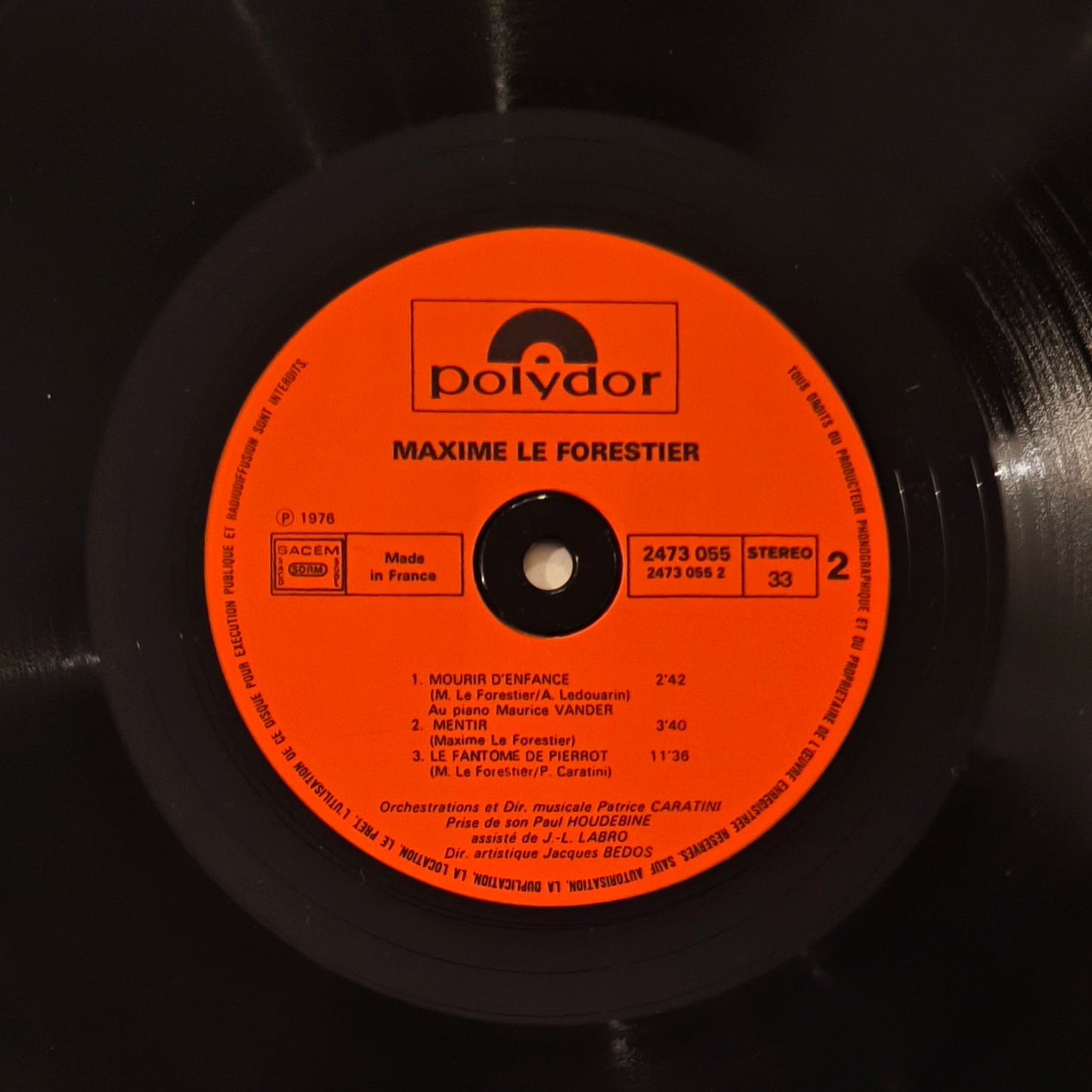 MAXIME LEFORESTIER - Hymne A Sept Temps